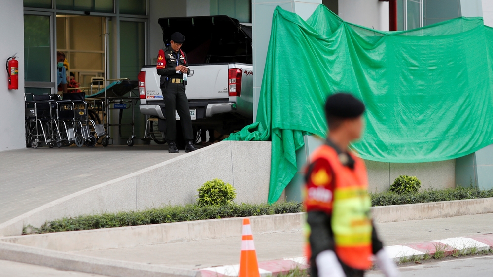 A health official on Tuesday said the eight rescued boys are in 'high spirits' [Tyrone Siu/Reuters]