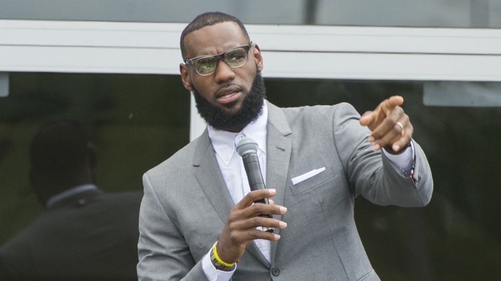 Lebron James speaks basketball