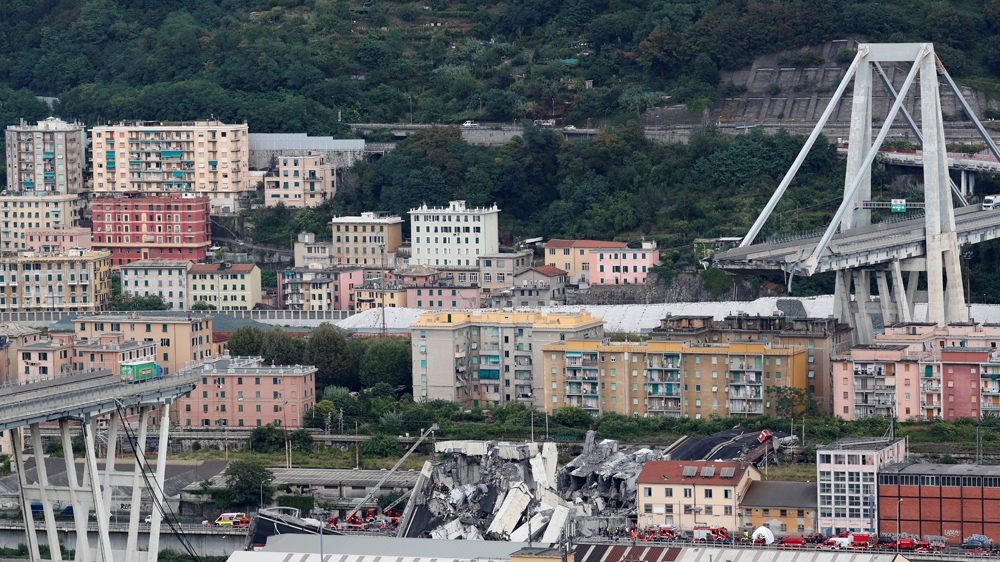 Experts say the bridge needed constant maintenance works almost since it was first constructed [Stefano Rellandini/Reuters]
