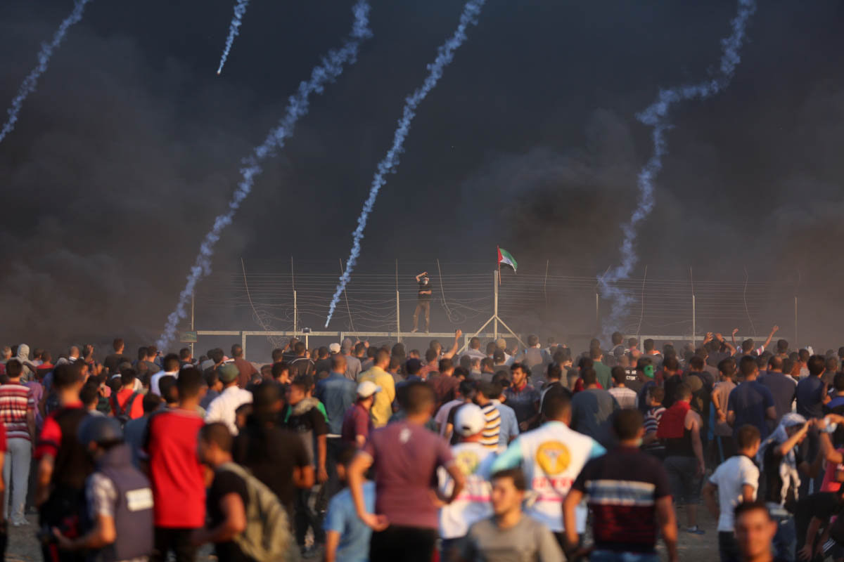 The Great Return March protests, which started on Larch 30 for Land Day, call for the right of return of Palestinian refugees to their place of origin now located in present-day Israel . They are also