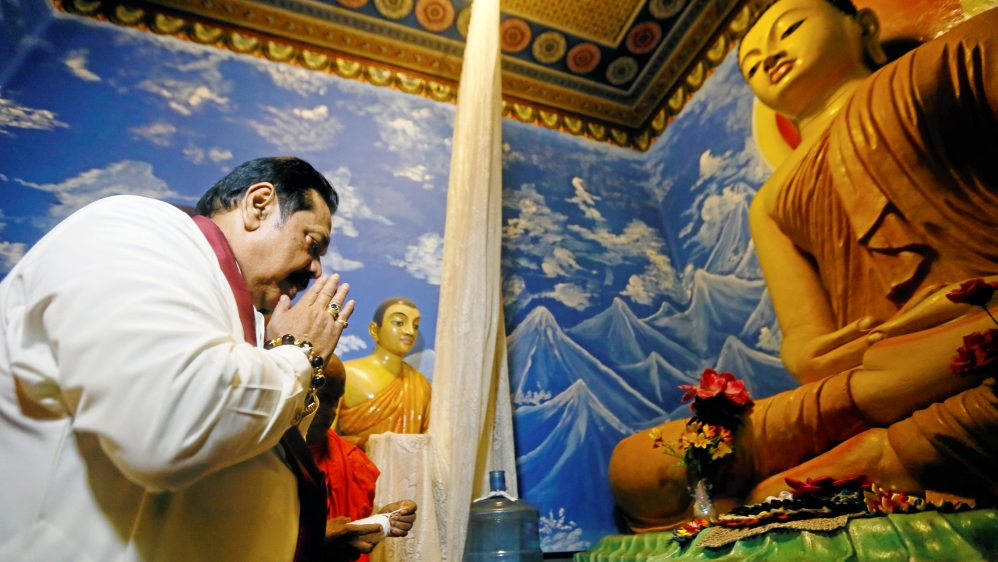 Sri Lanka''s former president Mahinda Rajapaksa