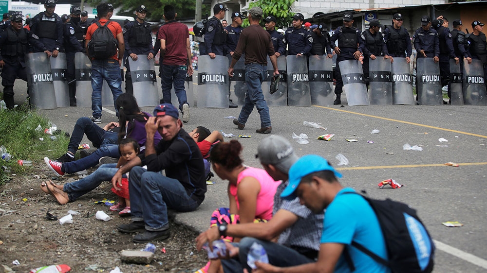 Honduras caravan
