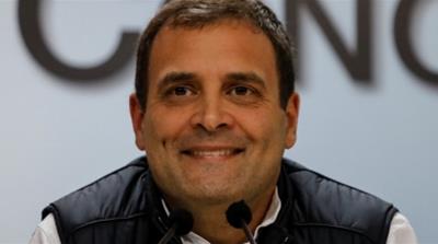 The results came as a shot in the arm for Congress leader Rahul Gandhi [Anushree Fadnavis/Reuters]