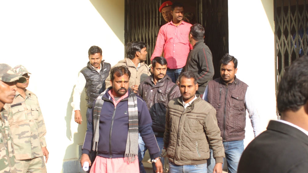Accused at latehar court