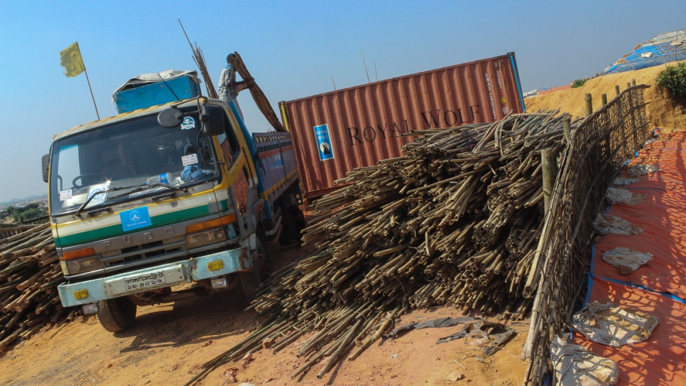 Fuel and firewood requirements of the refugees has led to a dramatic rise in demand for wood [Malavika Vyawahare/Al Jazeera]