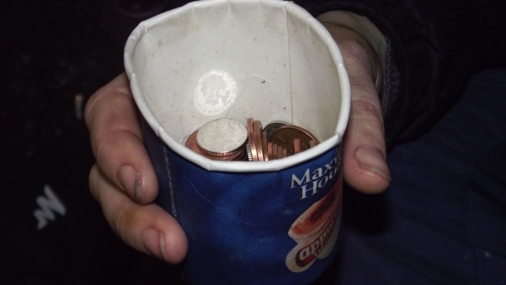 Roughly 30 percent of rough sleepers in Glasgow are women [Alasdair Soussi/Al Jazeera]