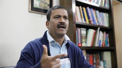 Asif Nazrul, professor at University of Dhaka, says inequality has risen in the last decade [Mahmud Hossain Opu/Al Jazeera]