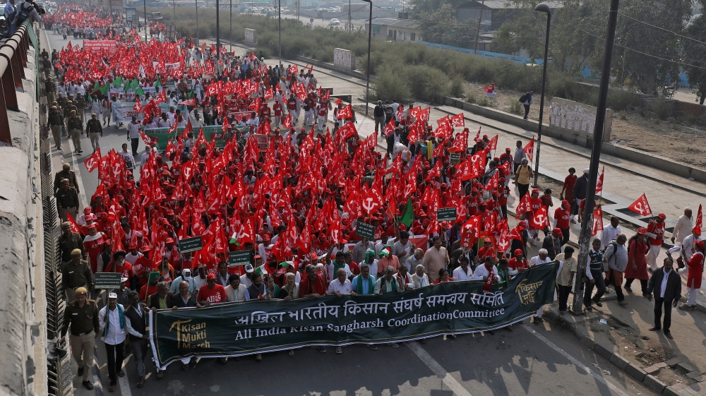 Farmers protest Delhi - Reuters