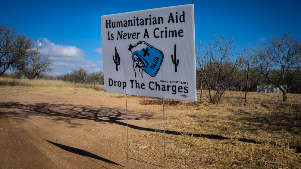 Humanitarian groups on the US-Mexico border