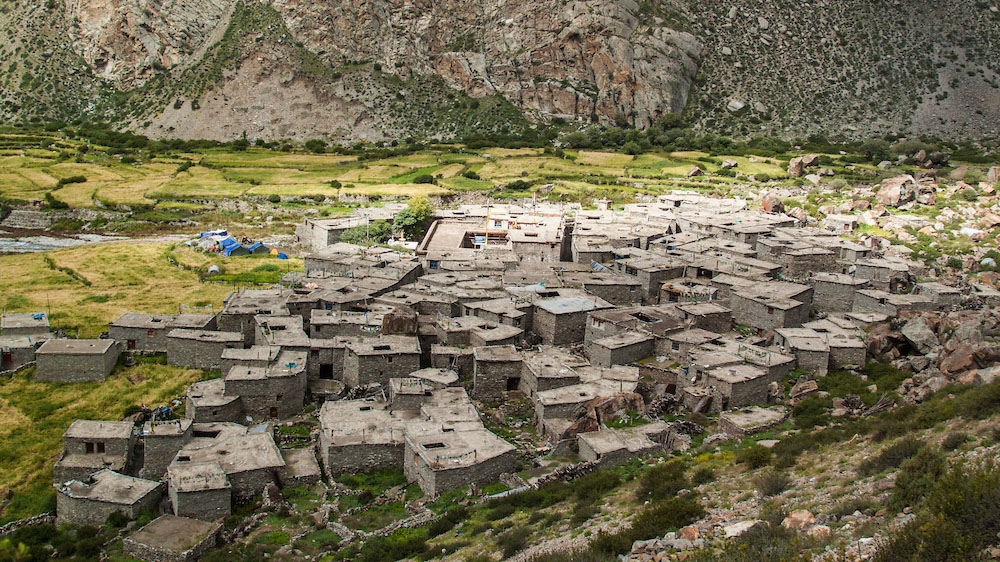 Situated at a height of 3,700m in the Trans-Himalayan range, Halji is the largest of three villages in Nepal's remote Limi Valley [Neelima Vallangi/Al Jazeera]