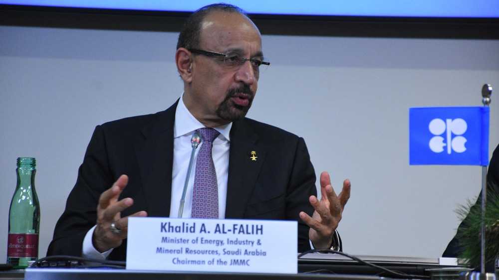 Minister of Energy Khalid al-Falih believes crisis in Venezuela could impact the oil market [File: Getty Images]