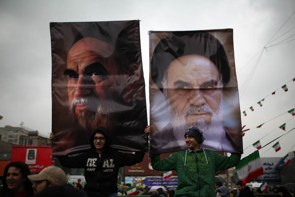 Iran Revolution at 40 [Mohammad Ali Najib/Al Jazeera]