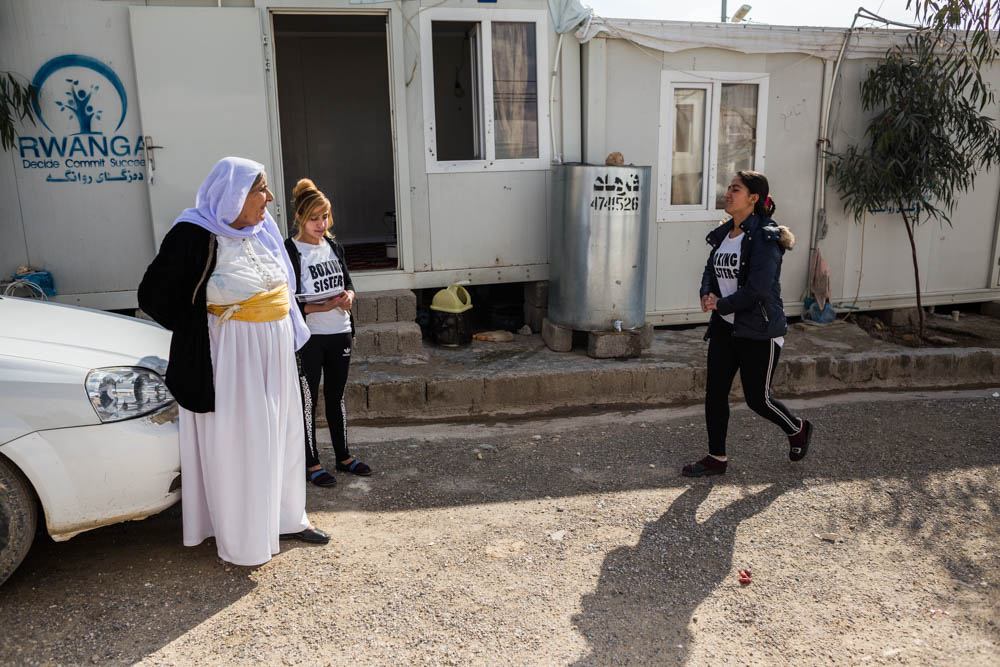 Husna coming back home from a boxing training met her grandmother. She describes the family as ‘‘her greatest source of strength and her only weak point”