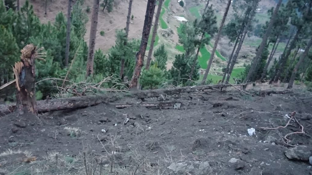 General view of a site after Indian warplanes dropped bombs in Pakistan's Balakot [Inter Service Public Relation handout via Reuters]