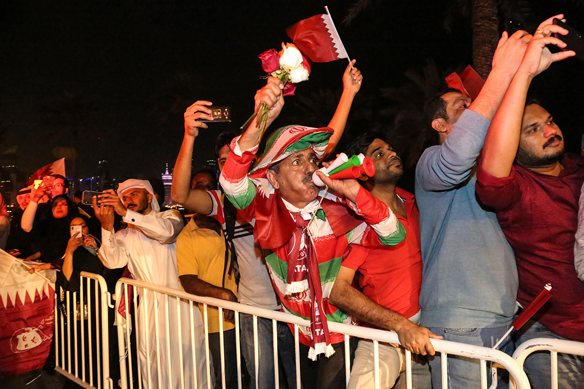 Qatar welcomes Asian Cup football champions home [Showkat Shafi/Al Jazeera]