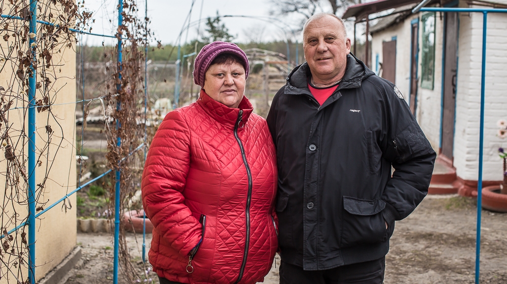 The pensioners want to support a military general, Anatoliy Hrytsenko [Oksana Parafeniuk/Al Jazeera]