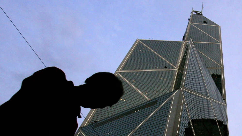 The Bank of China building in Hong Kong, designed by I M Pei [File: Kin Cheung/AP Photo]