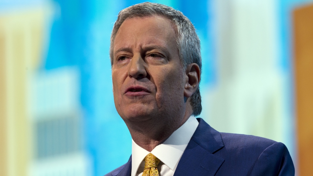 New York City Mayor Bill de Blasio