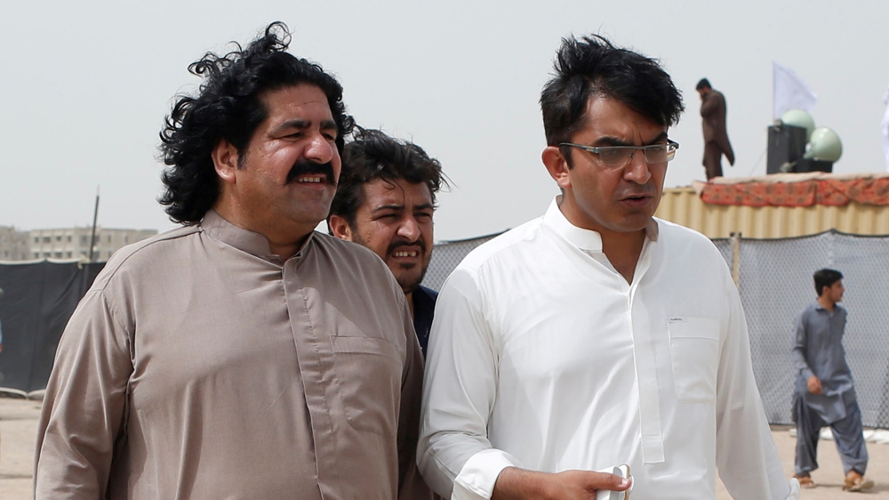 Ali Wazir (L) and Mohsin Dawar