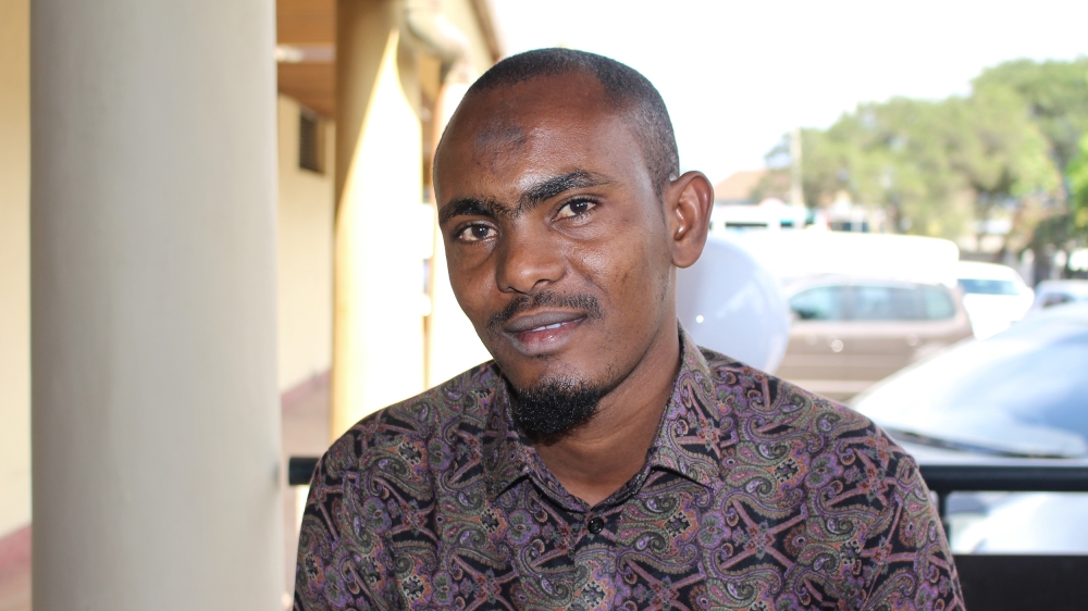 Ahmed Nunow, 26, is considering moving to Somalia to look for job opportunities. He is among the thousands of Kenyan Somalis classified as Somali refugees [Osman Mohamed Osman/Al Jazeera]