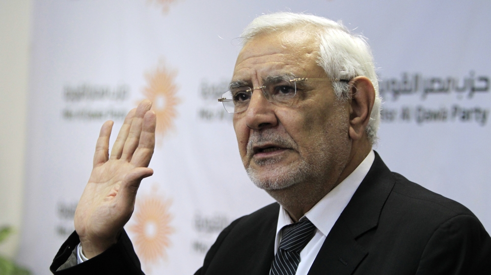 Presidential Candidate Abdel Moniem Aboul Fotouh