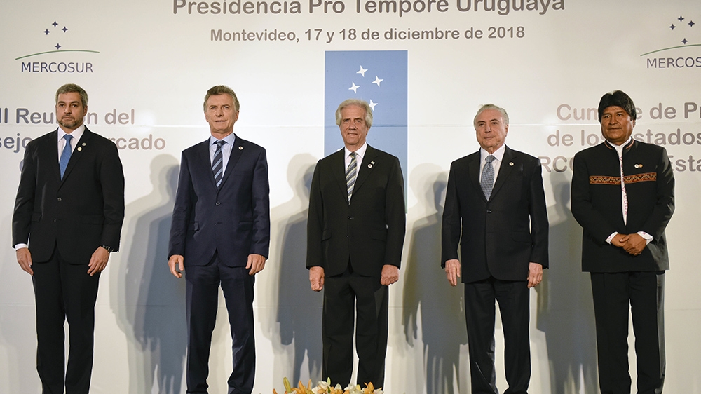 Mercosur leaders /AP Images