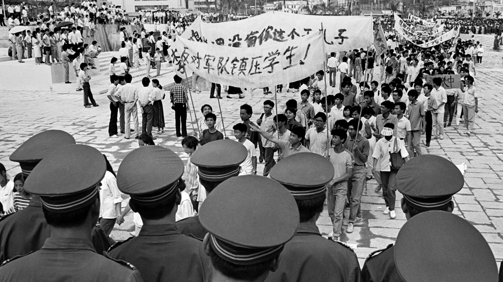 China regularly imposes blocks during anniversaries of the 1989 Tiananmen Square protests