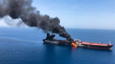 In the past several weeks, at least six tankers have come under attack, raising tensions in the region