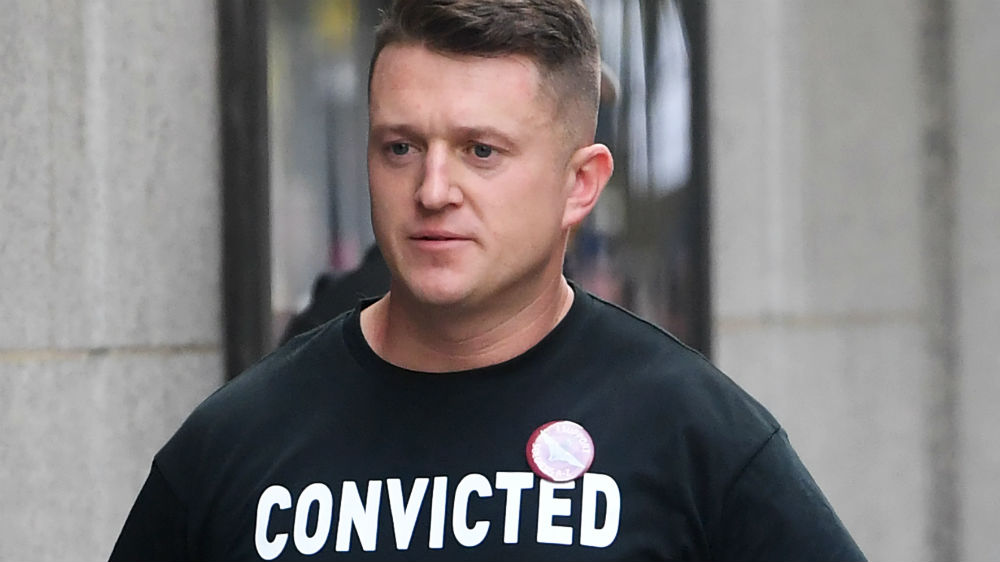 Tommy Robinson jailed - EPA