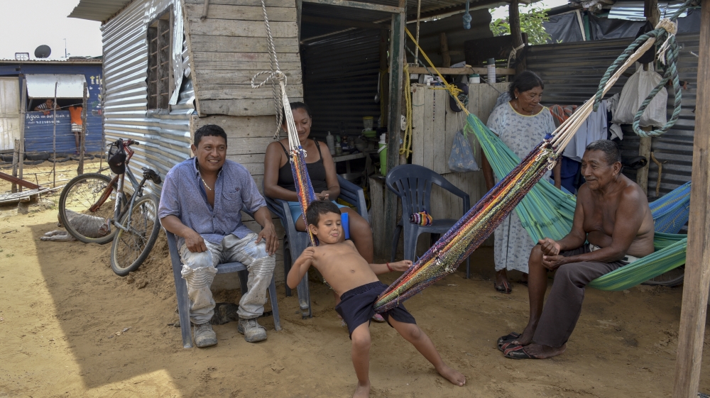 Venezuelan Immigrants Living in Colombian Border Settlement