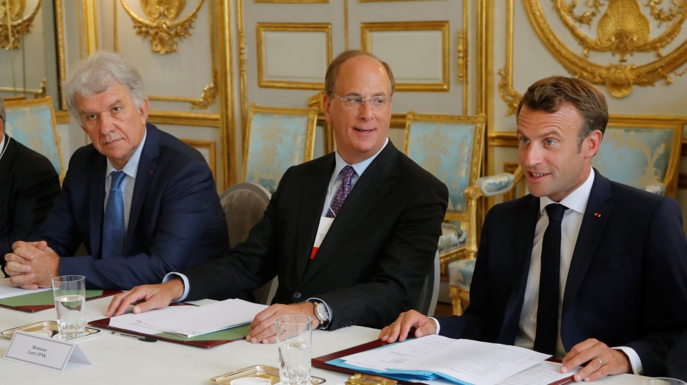 Macron hosts meeting with heads of sovereign wealth funds over global warming