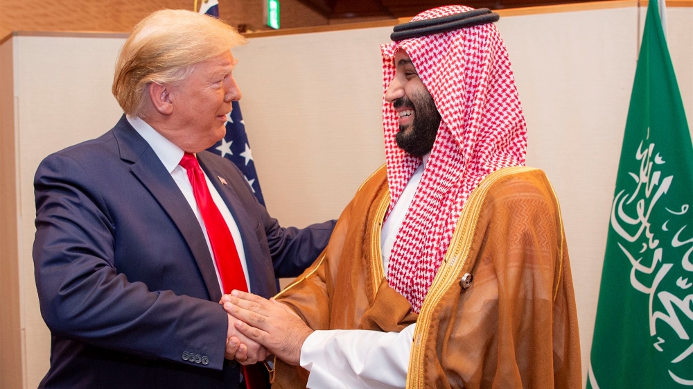 Trump MBS in Japan - via Reuters