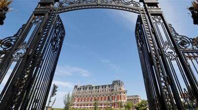 French resort of Biarritz 