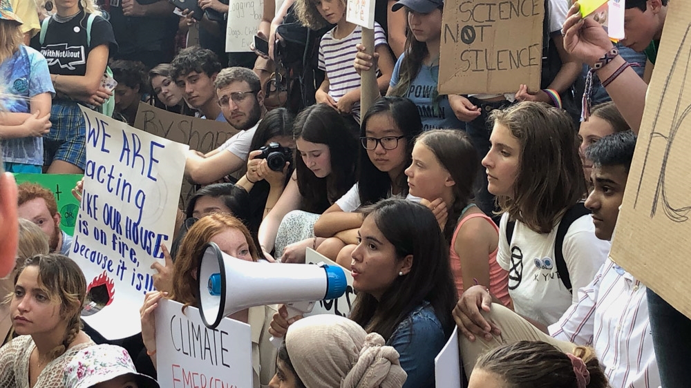 Greta Thunberg in NYC