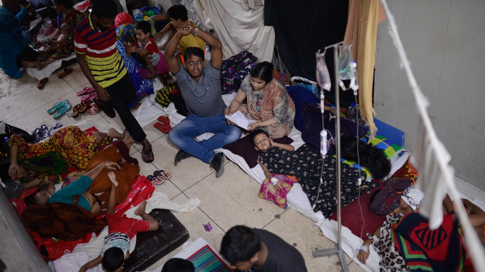Overcrowded hospitals have become a regular sight, with new dengue patients admitted each day
