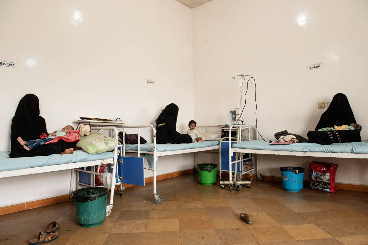 Province of Hajja, the areas most affected by malnutrition and cholera.