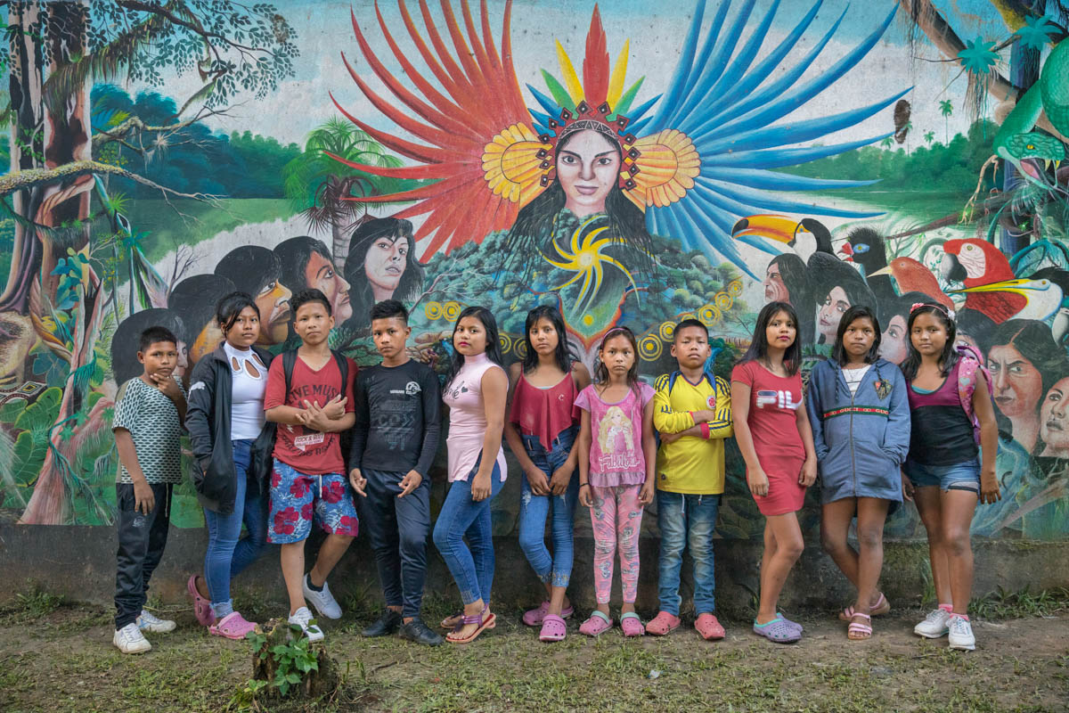 “As children, today’s young people used to climb trees to pick fruit and learn to row and remain silent while fishing in their canoes. Today, these children learn about the world through their screen