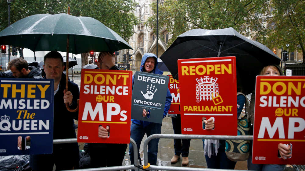 Supreme Court UK protest - reuters