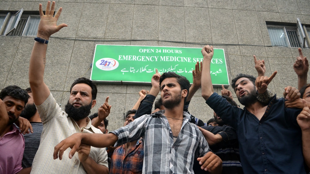 Kashmir protest