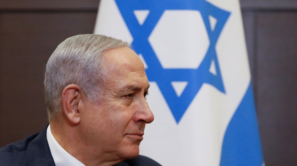 Israeli Prime Minister Benjamin Netanyahu attends a meeting with Russian President Vladimir Putin at the Bocharov Ruchei state residence in Sochi, Russia September 12, 2019