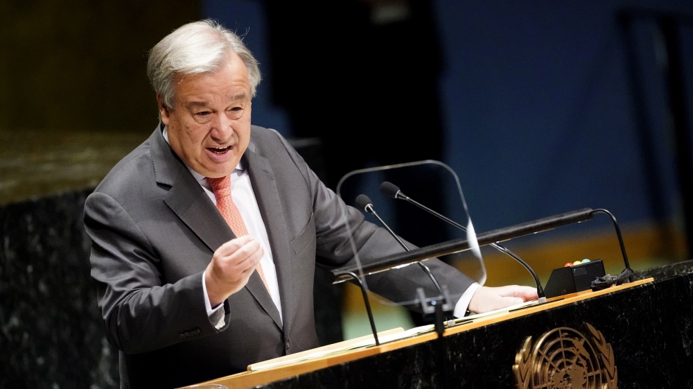 United Nations Secretary General Antonio Guterres