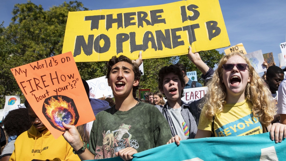 Thousands Of Americans Across The Country Participate In Global Climate Strike