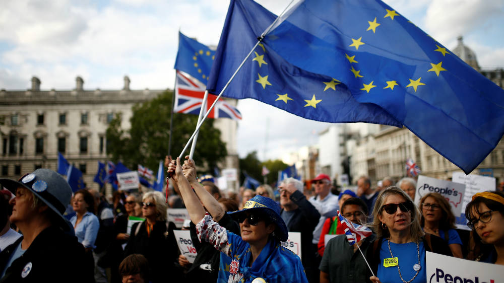 Brexit protest - Reuters