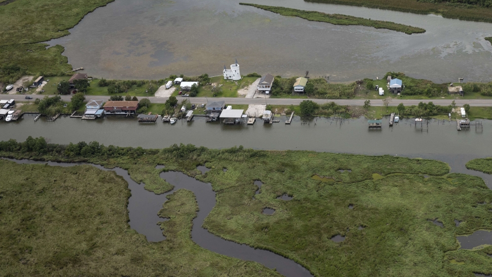 Combination Of Rising Sea Levels And Subsiding Land Endanger Louisiana Coast