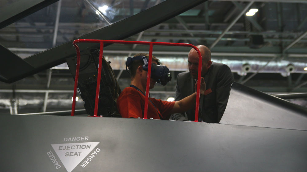 DSEI arms fair - Ruairi Casey