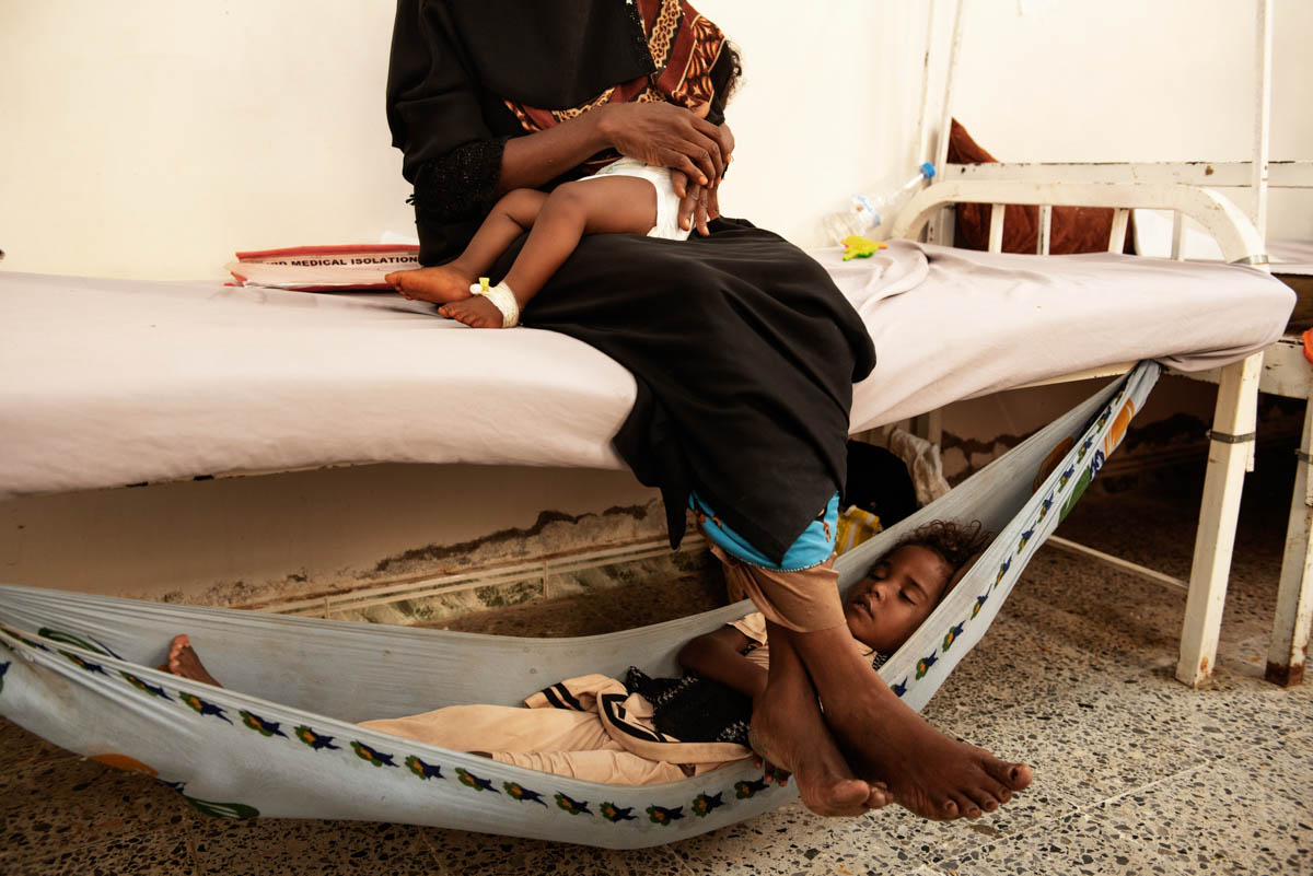 Province of Hajja, the areas most affected by malnutrition and cholera.