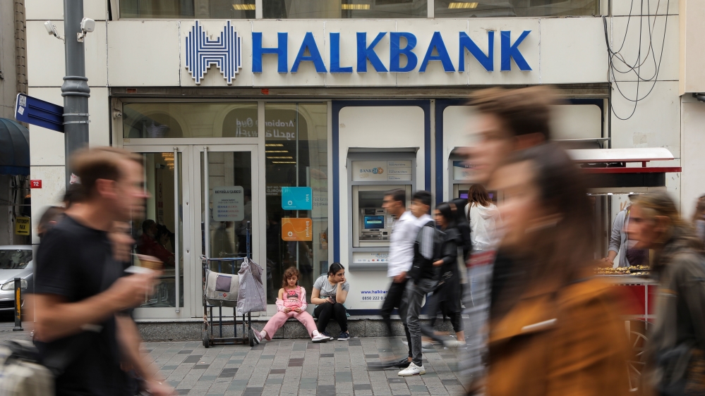 Halkbank in central Istanbul