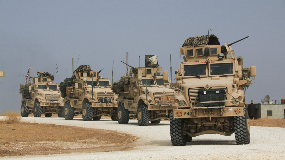 US military convoy