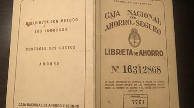 Argentina post office savings book