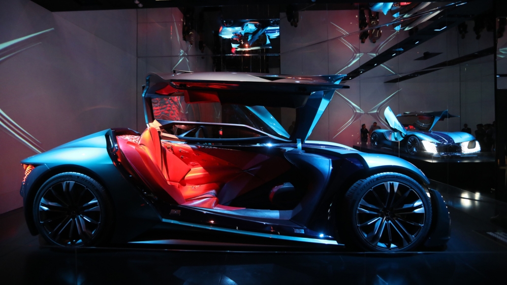 Citroen DS X E-Tense electric concept automobile (Bloomberg)